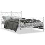 vidaXL Cadre de lit métal avec tête de lit/pied de lit, Neuf, Verzenden
