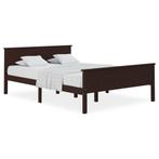 Bedframe Grenenhout 120x200cm | Retour Deal | 60% Korting, Bruin, Verzenden, Nieuw, Twijfelaar