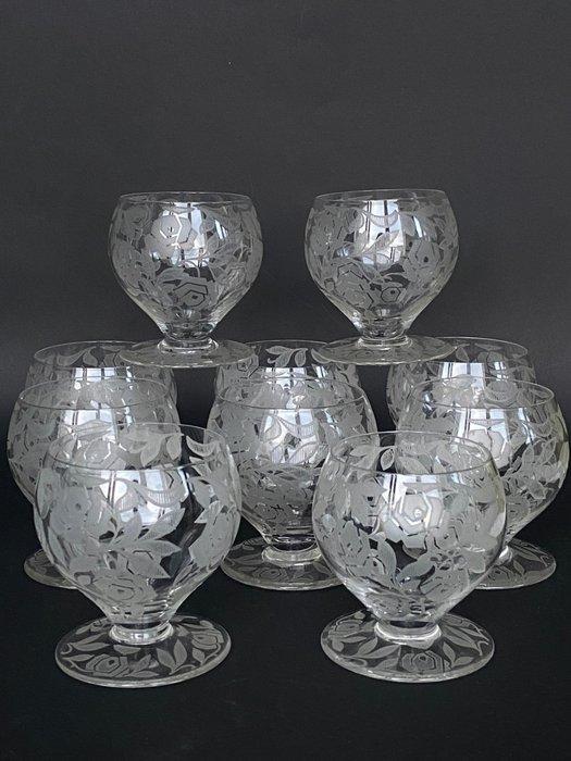 Baccarat - Drinkglas - Uitzonderlijke serie van 10 glazen -, Antiek en Kunst, Antiek | Meubels | Tafels
