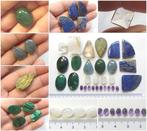 Beryl Smaragd Aquamarijn Amethist Lapis Lazuli Malachiet, Verzamelen, Mineralen en Fossielen
