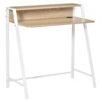 TRUUSK Moderne Computertafel - Met Opbergvak & Kabeldoorvoer, Verzenden, Nieuw