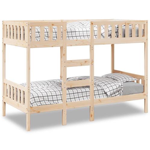 vidaXL Stapelbed massief grenenhout 80x200 cm, Huis en Inrichting, Slaapkamer | Bedden, Nieuw, Verzenden