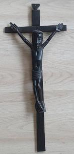Crucifix - Ebony - 1920-1930 - Een Congolese ebbenhouten, Antiek en Kunst