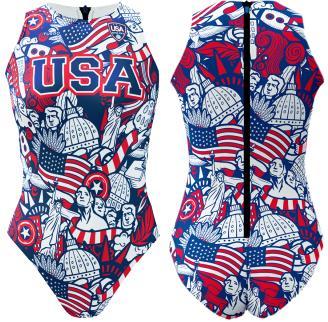 Special Made Turbo Waterpolo badpak Team USA 2023, Watersport en Boten, Waterpolo, Nieuw, Verzenden