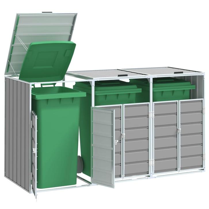 vidaXL Containerberging voor 3 containers 216x81x115 cm, Doe-het-zelf en Bouw, Containers, Verzenden