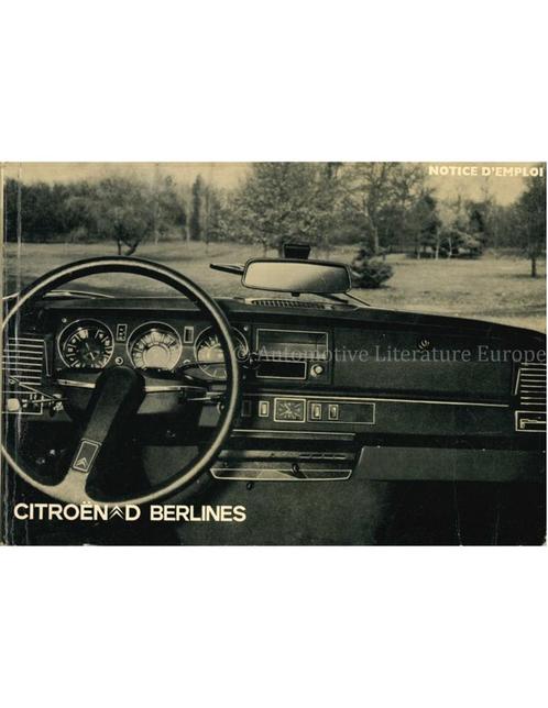 1973 CITROEN D DS SUPER SPECIAL INSTRUCTIEBOEKJE FRANS, Auto diversen, Handleidingen en Instructieboekjes, Ophalen of Verzenden