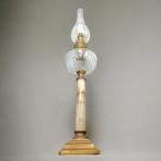 Lamp - 74 cm hoog - Brons, Glas, Onyx, Antiquités & Art
