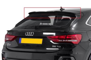 Carnamics Achterspoiler | Audi Q3 Sportback 19- 5-d |  zwart beschikbaar voor biedingen