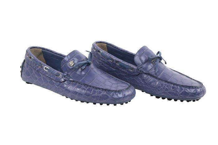 STEFANO RICCI RRP 3950€ Alligator Driving Loafers – Lilac, Kleding | Heren, Schoenen