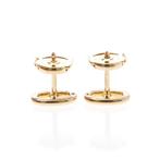 Hermès - Oorbellen roze goud