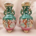 Vase - Faïence - Japon - Période Meiji (1868–1912) - Satsuma, Antiek en Kunst