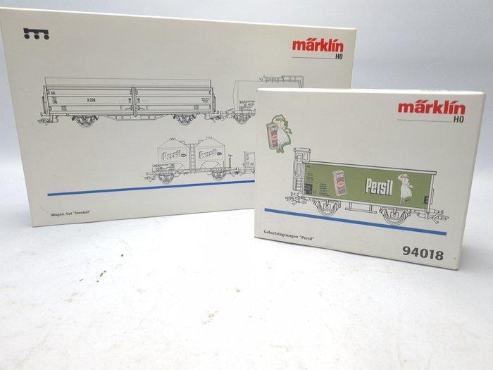 Märklin H0 - 47898/94018 - Modeltrein goederenwagonset (2) -, Hobby en Vrije tijd, Modeltreinen | H0