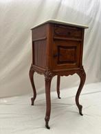 Armoire - Petit meuble Art déco avec plateau en marbre -, Nieuw