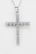 Halsketting - 18 karaat Witgoud Diamant (Natuurlijk) -, Handtassen en Accessoires, Kettingen, Nieuw