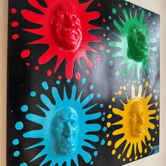 gregos - Colored splashes, Antiquités & Art, Art | Objets design