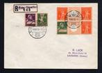 Zwitserland 1924 - Dubbel paar met tussenbrug op cover -, Timbres & Monnaies, Timbres | Europe | Belgique
