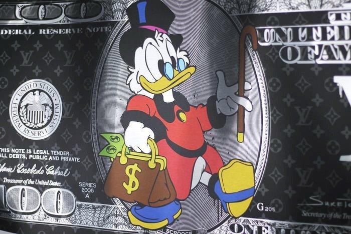 Suketchi - Disney Scrooge McDuck Louis Vuitton Edition - Catawiki