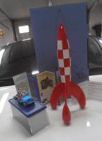 Tintin, Moulinsart fusée (30cm) + jeep lunaire 1/43 Beeldje, Livres