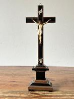 Crucifix - Bois - 1850-1900 - Crucifix avec corpus, Antiek en Kunst