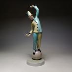 Drasche - Sculpture, Art Deco Clown - 19.5 cm - Porcelaine, Antiek en Kunst