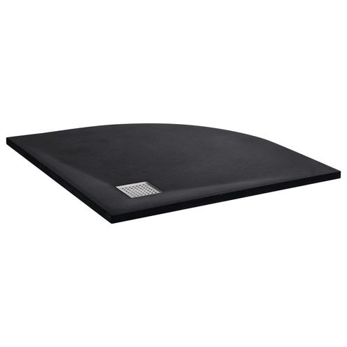 vidaXL Douchebak 90x90 cm SMC zwart, Doe-het-zelf en Bouw, Sanitair, Nieuw, Verzenden
