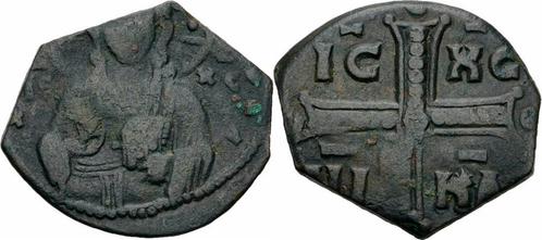 Ca 1030-1050 Byzanz Crusaders Michael Iv Paphlagonian Ano..., Timbres & Monnaies, Monnaies & Billets de banque | Collections, Envoi