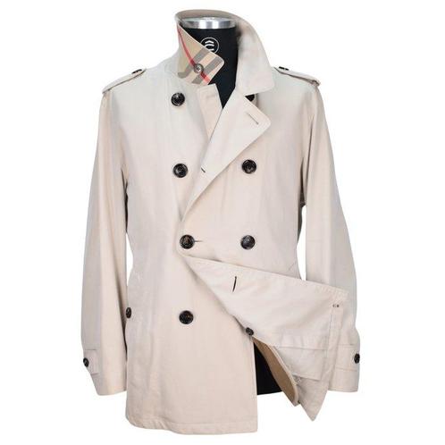 Burberry London Cotton Beige With Woolen Winter Lining, Antiek en Kunst, Antiek | Tapijten, Tafelkleden en Textiel