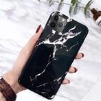 iPhone XS Hoesje Marmer Textuur - Shockproof Glossy Case, Nieuw, Verzenden