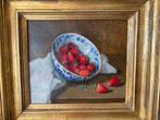 Antoon Pilyser (1939-) - Stilleven met aardbeien, Antiek en Kunst