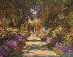 Claude Monet (1840-1926), daprès - Weg in Monets Garten in, Antiek en Kunst
