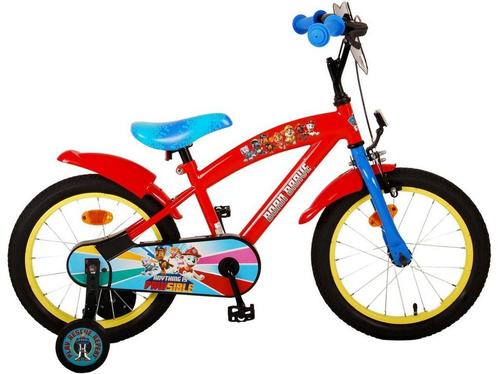 Paw Patrol Kinderfiets - Jongens - 16 inch - Rood Blauw, Fietsen en Brommers, Fietsaccessoires | Fietsstoeltjes, Zo goed als nieuw