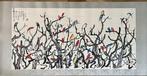 INK AND COLOR ON PAPER PAINTING Parrot Paradise’ -