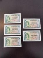 Spanje. - 5 x 5 and 5 x 10 Pesetas - 1935 - Consecutive, Postzegels en Munten