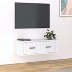 vidaXL Tv-hangmeubel 80x36x25 cm bewerkt hout wit, Nieuw, Verzenden