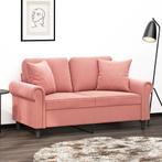 vidaXL Sierkussens 2 st 40x40 cm fluweel roze, Huis en Inrichting, Woonaccessoires | Kussens, Verzenden, Nieuw
