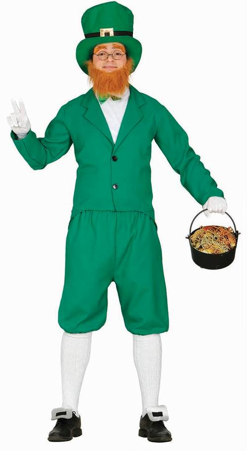 St. PatrickS Day Kostuum Groen Heren Kabouter, Kleding | Heren, Carnavalskleding en Feestkleding, Nieuw, Verzenden