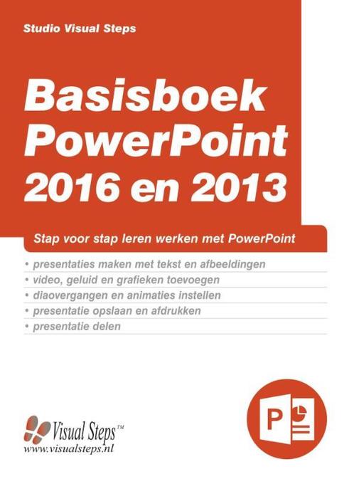 Basisboek PowerPoint 2016 en 2013 9789059055230, Livres, Informatique & Ordinateur, Envoi