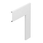 Pvc Platte Hoek Afdekking Ral 9010 Puur Wit - 6274490, Doe-het-zelf en Bouw, Verzenden, Nieuw
