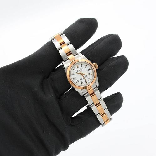 Rolex Oyster Perpetual 24 67183 uit 1990, Bijoux, Sacs & Beauté, Montres | Femmes, Envoi