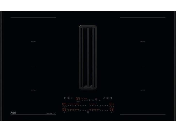 AEG XCF6847AB - Inductie kookplaat met afzuiging - 4, Huis en Inrichting, Woonaccessoires | Overige, Zo goed als nieuw, Verzenden