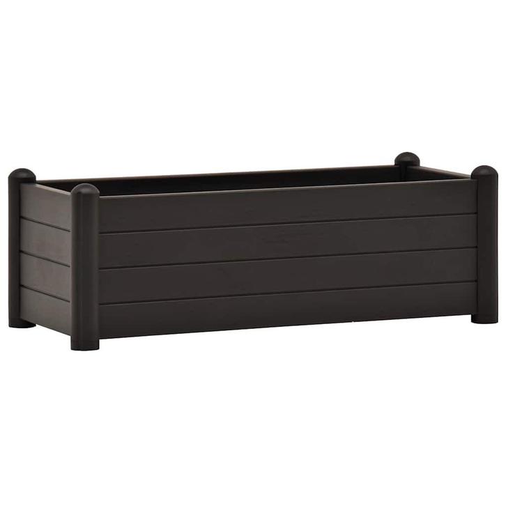 Plantenbak Binnen & Buiten - Antraciet - Retour Deal!, Tuin en Terras, Bloembakken en Plantenbakken, 30 tot 60 cm, 60 tot 100 cm
