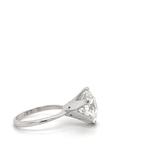 Zonder minimumprijs - Verlovingsring - 14 karaat Witgoud -