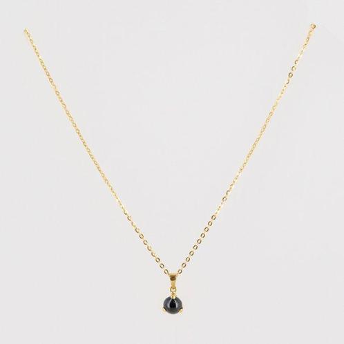 2-delige sieradenset - 18 karaat Geel goud Saffier - Parel, Handtassen en Accessoires, Antieke sieraden
