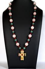 Gemengde edelstenen - Ketting - Schat van geloof -, Antiek en Kunst