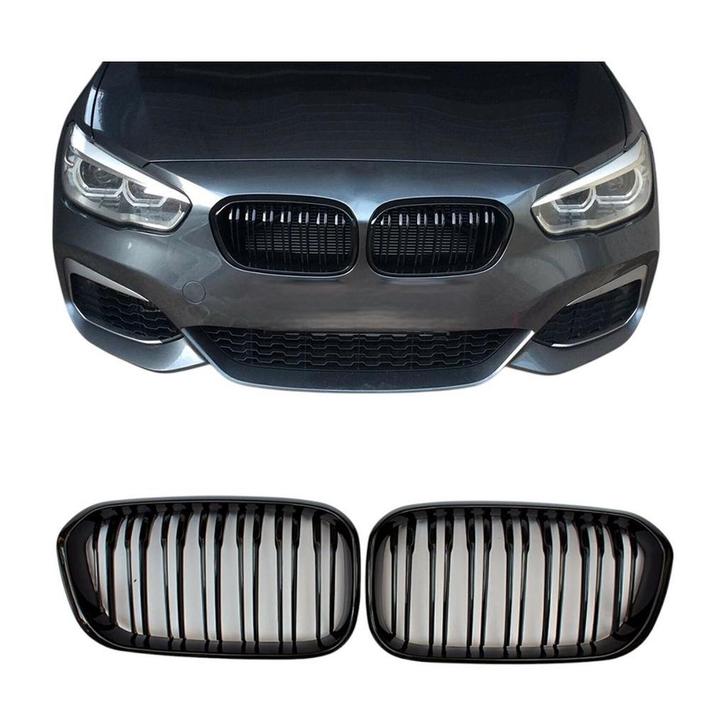 Grill nieren geschikt voor BMW 1 serie F20-F21 glans zwart, Auto-onderdelen, Overige Auto-onderdelen, Nieuw, BMW, Ophalen of Verzenden