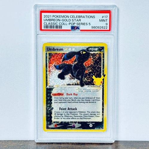 Pokémon Graded card - Umbreon Gold Star - Celebrations #17 -, Hobby en Vrije tijd, Verzamelkaartspellen | Pokémon