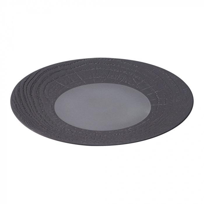 Bord | Porselein | Donker Grijs | Per Stuk |  Ø310x34(h)mm, Zakelijke goederen, Horeca | Keukenapparatuur, Nieuw in verpakking