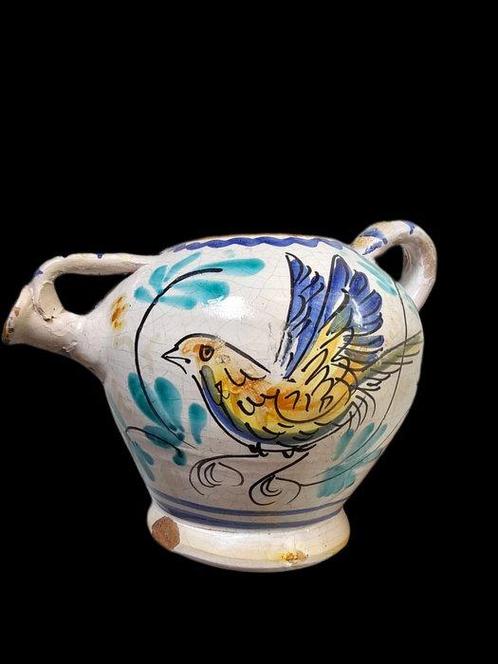 Kruik - Keramiek - in maiolica polychroom, Antiek en Kunst, Antiek | Glaswerk en Kristal