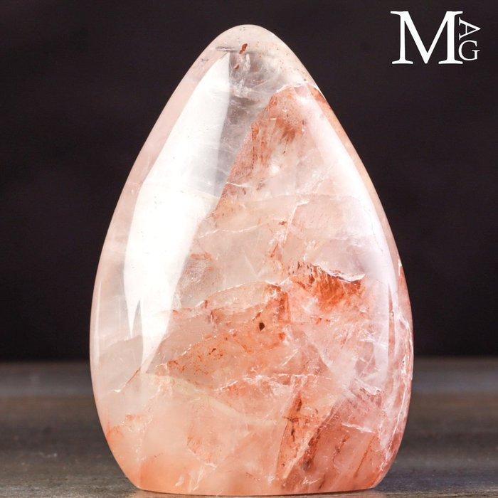 Hematoïde kwarts uit Madagaskar – Flame - Hoogte: 122 mm -, Collections, Minéraux & Fossiles