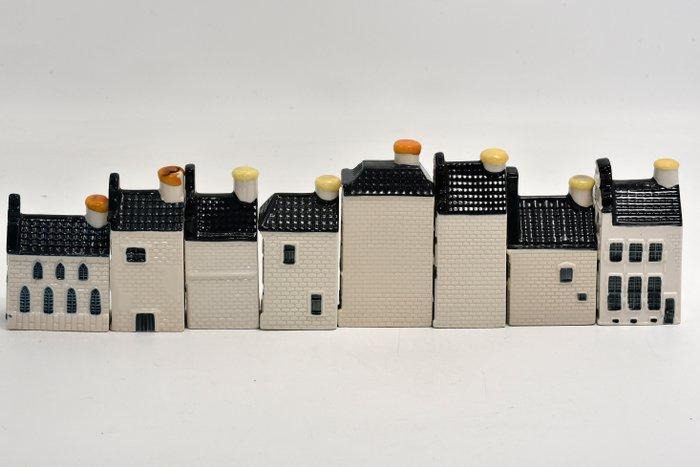 KLM-huisje - Bols - Acht KLM huisjes, Antiek en Kunst, Antiek | Wandborden en Tegels